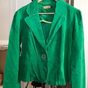 Corduroy green blazer/jacket